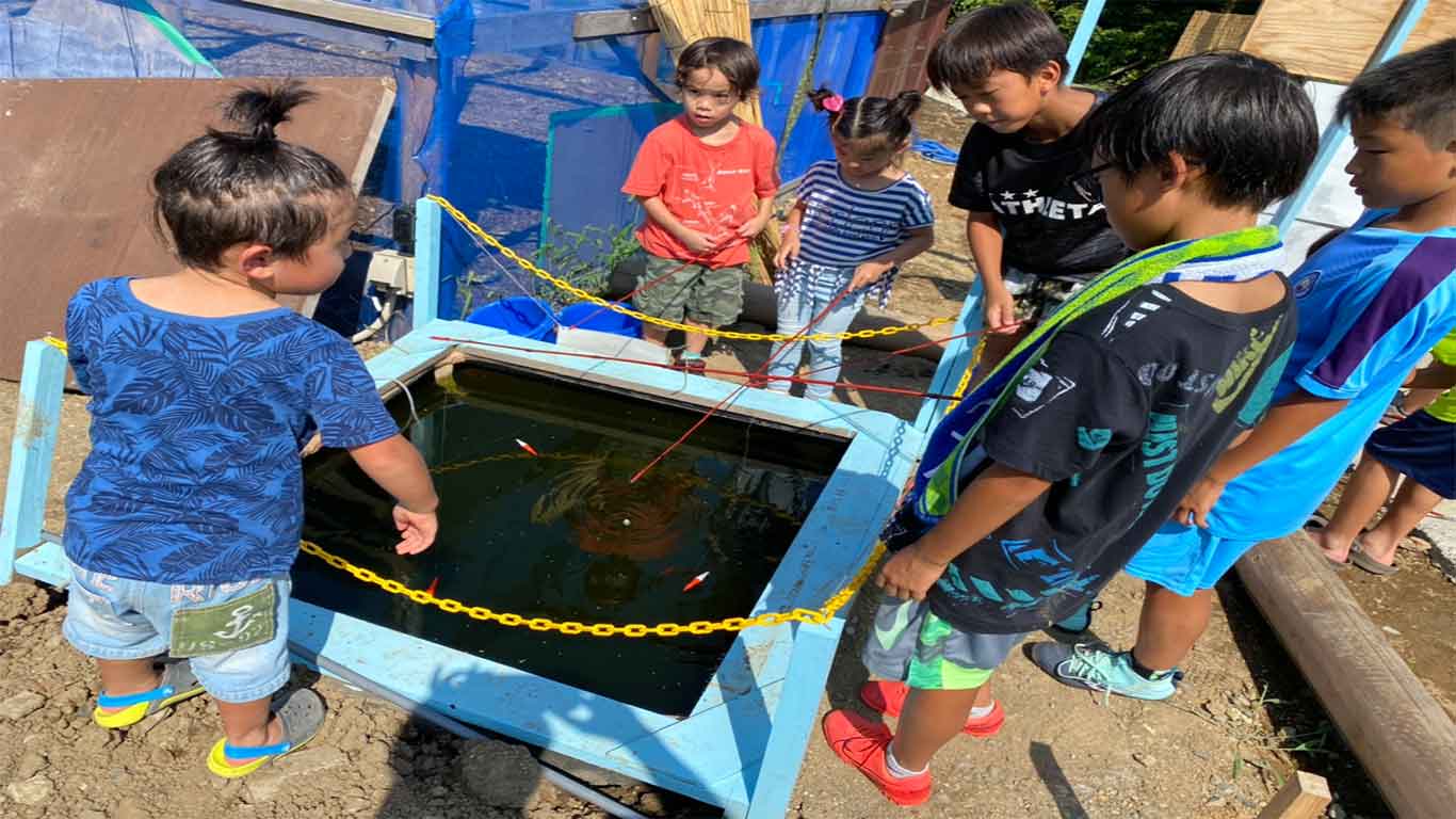 金魚釣り体験 金魚釣り体験